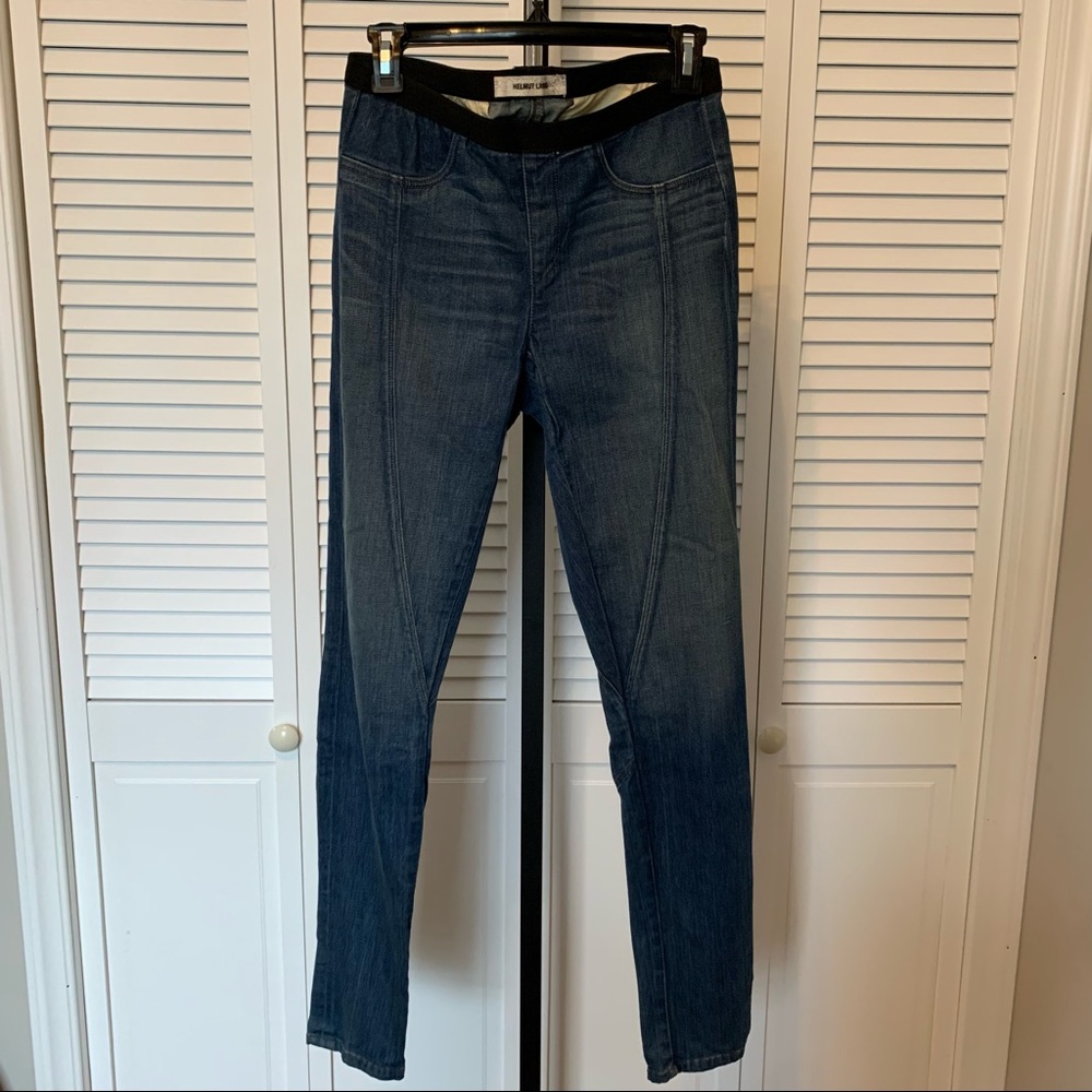 Helmut Lang low rise skinny jeans